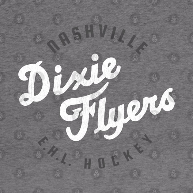 Vintage Nashville Dixie Flyers Hockey by LocalZonly